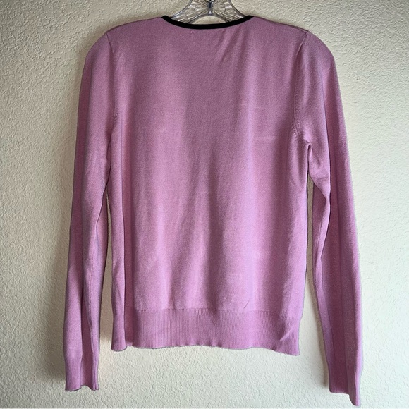 Judith Hart Petites Women’s Pink Button Up Long Sleeve Cardigan Sz MP - Picture 7 of 10